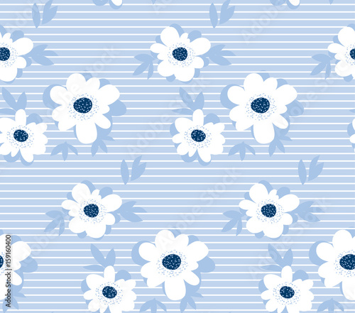 pale color summer floral se...