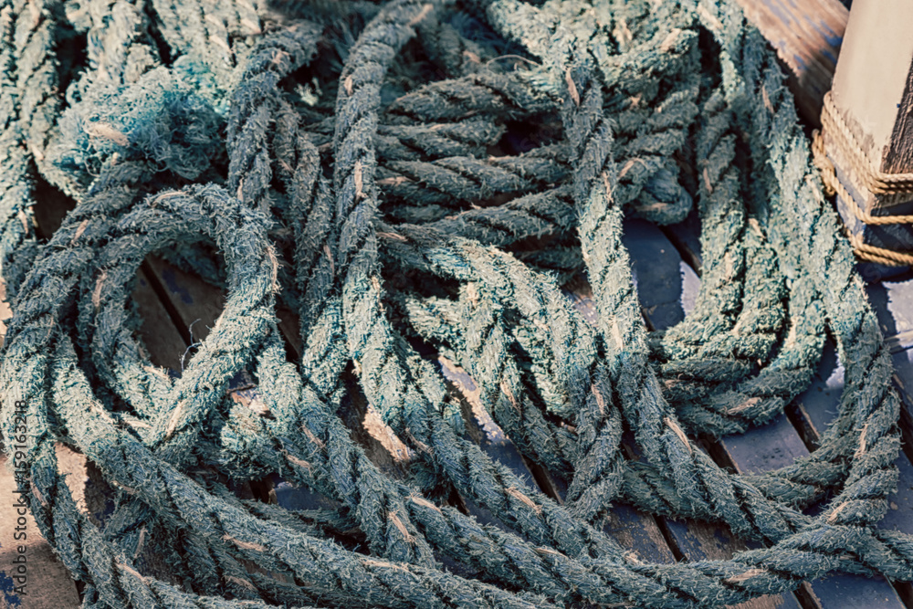   a rope in  yacht accessory  boat