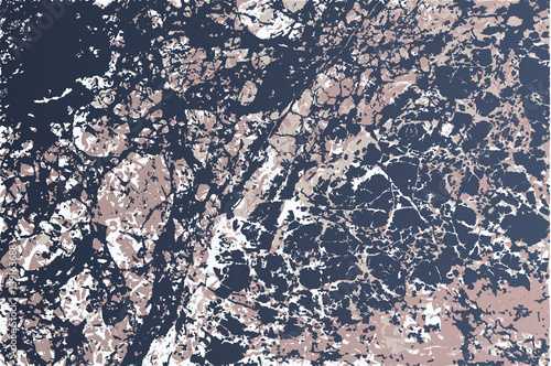 Blue marble texture background. vector illustration