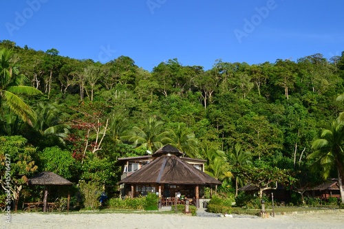 The tropical landscape. Philippines