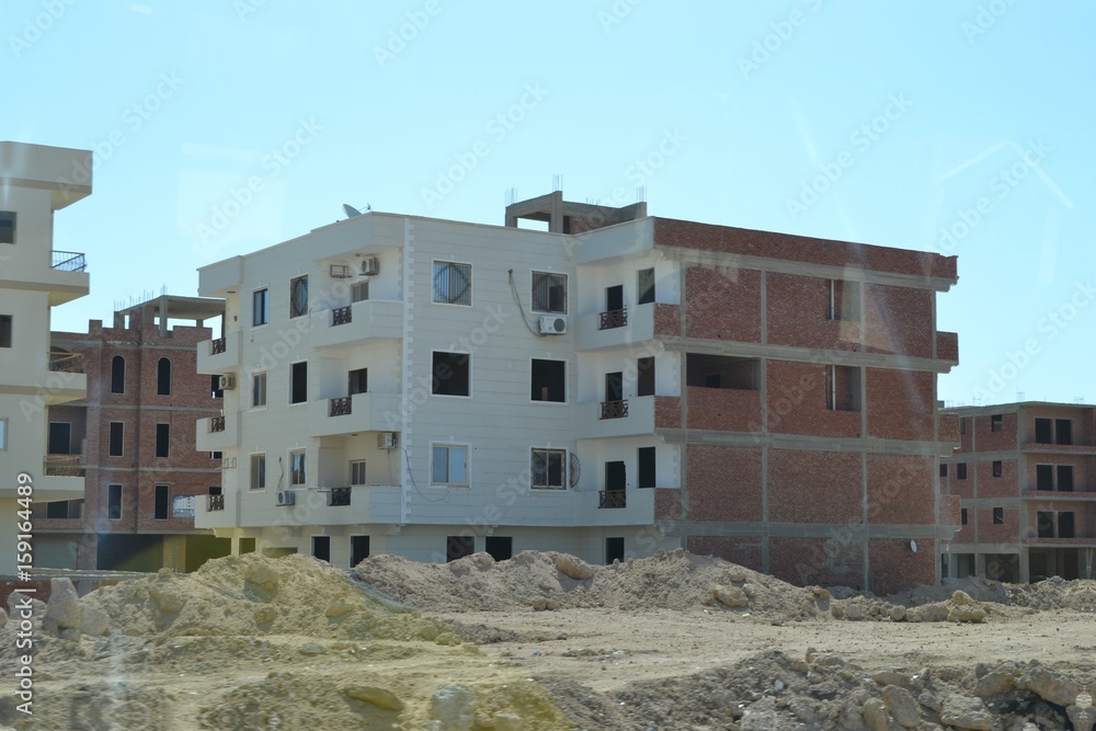 A house under construction. Egypt