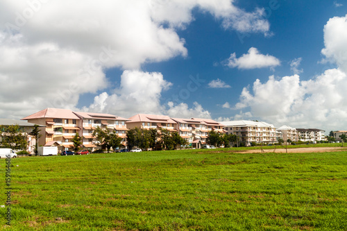Residential area of Kourou, French Guiana.