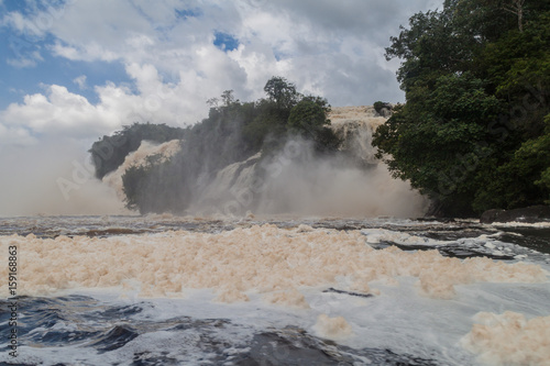 Fototapeta Naklejka Na Ścianę i Meble -  Canaima Lagoon waterfalls at river Carrao in Venezuela