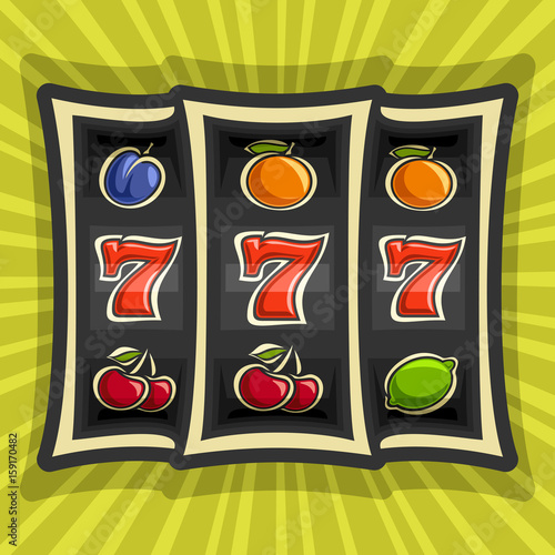 Slot Fruit Machine Black Outline Icon. Gambling Lottery Money Game Flat  Symbol. Casino Lucky Jackpot 777 in Las Vegas Line Pictogram. Gamble Slot  Machine Sign.Isolated Vector Illustration. 10570464 Vector Art at Vecteezy