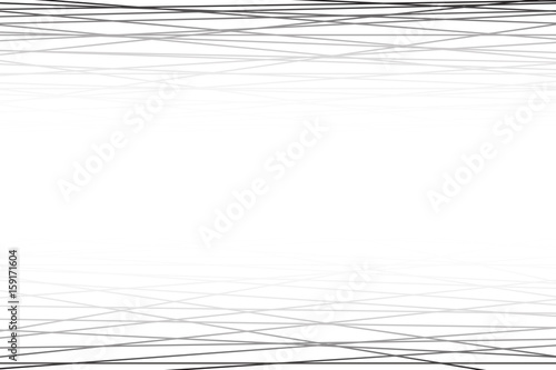 Black and white Abstract horizontal striped pattern. Vector
