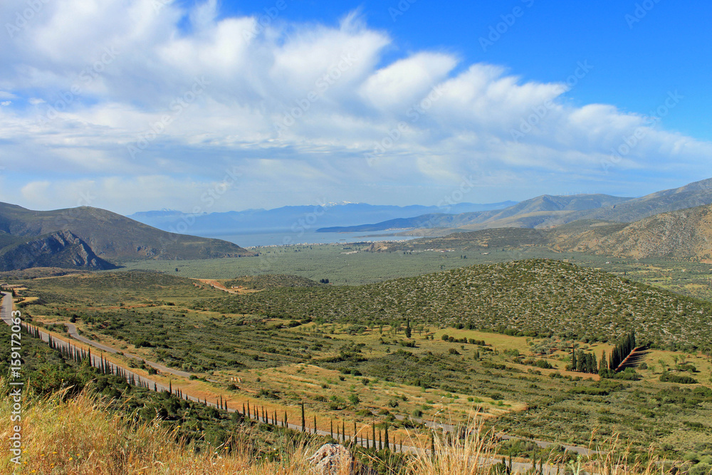 Grèce, Paysages du Péloponnèse 