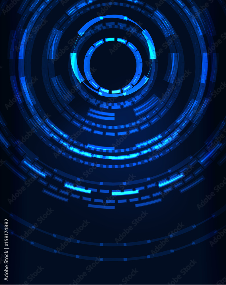 Neon circles abstract background Neon circles abstract background
