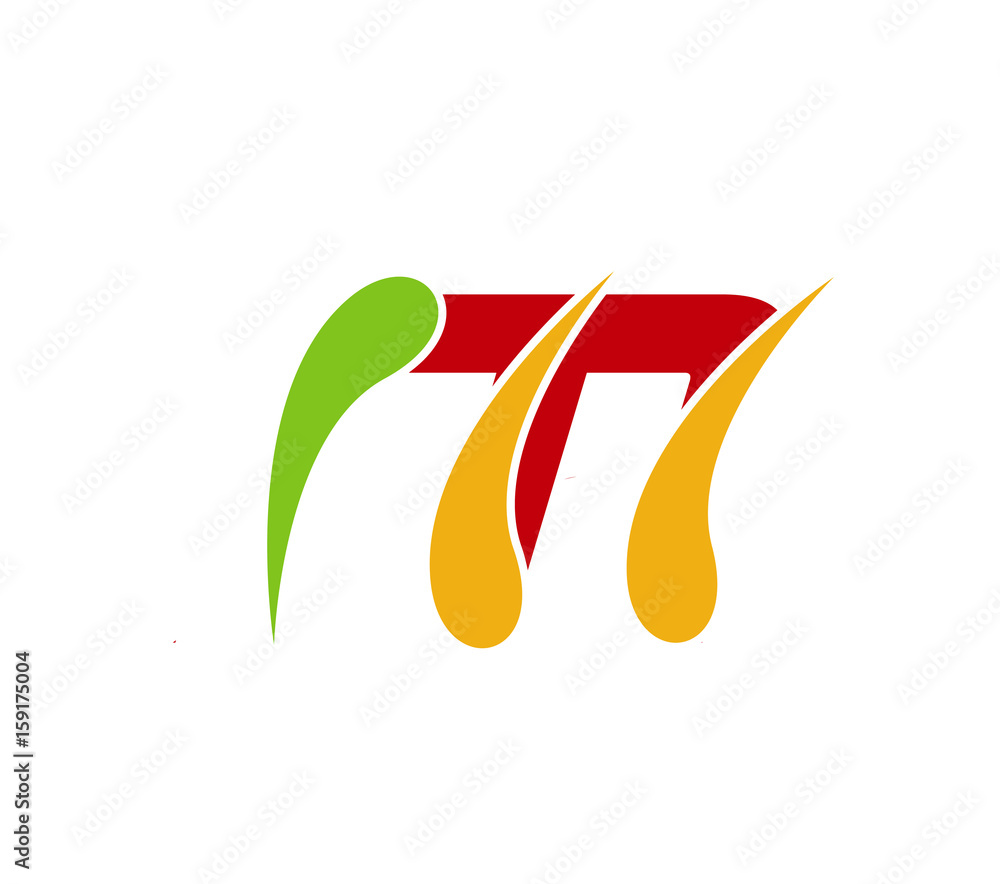 Obraz premium Letter M logo 