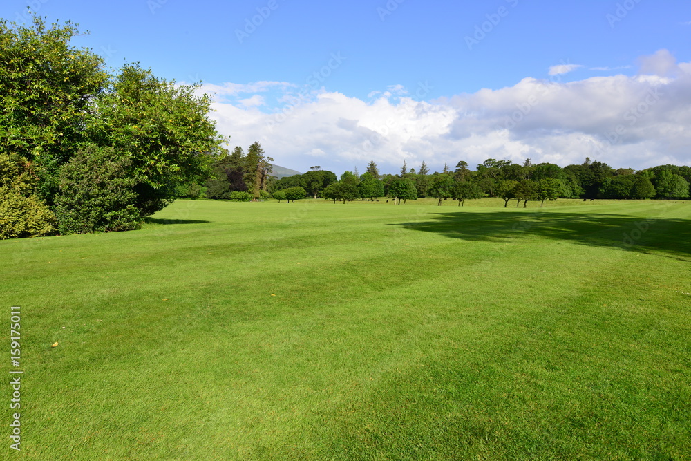 The landscaped gardens at a country home in Ireland.
The landscaped gardens at a country home in Ireland.