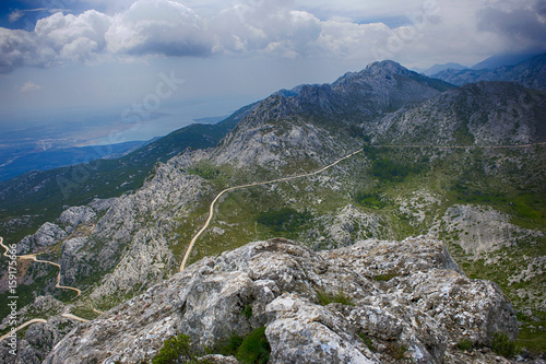 View from top of Tulove grede, part of Velebit mountain in Croatia. © Nino Pavisic