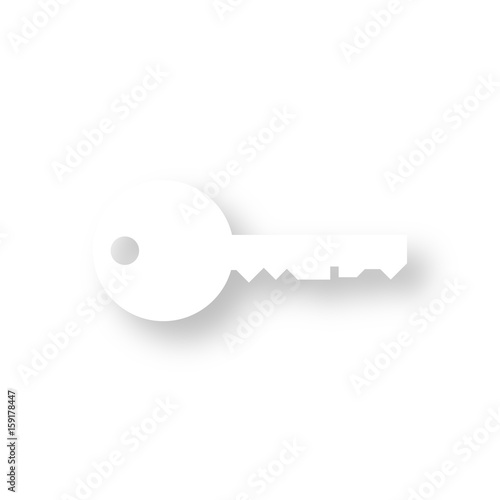 Icon mit Schatten - Schlüssel