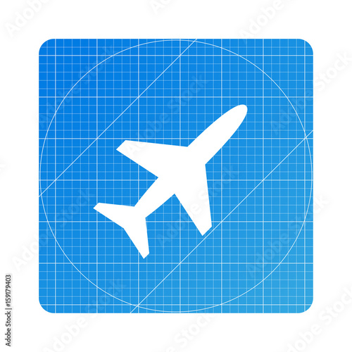 Blueprint - Flugzeug