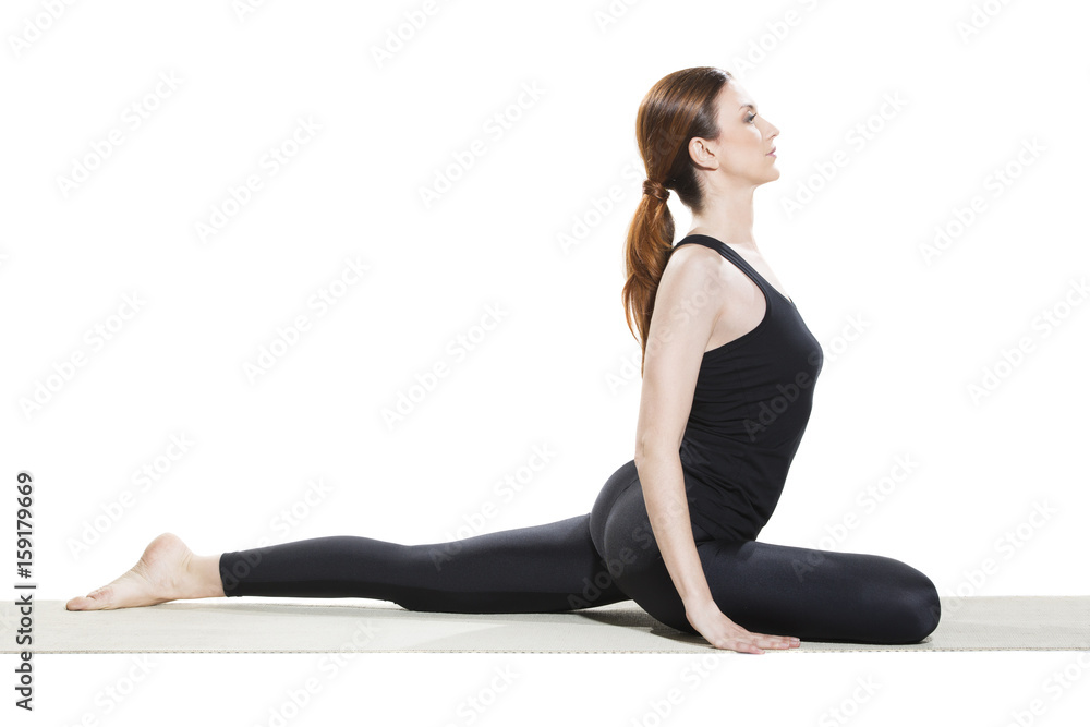Yoga Supported Pigeon Pose - Salamba Kapotasana Yoga Supported Pigeon Pose - Salamba Kapotasana