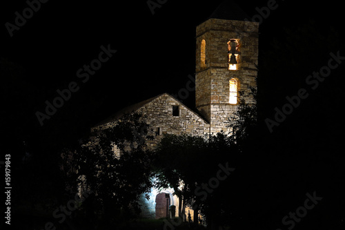 Church of Barruera n the Catalan Pyrenees. Spain photo