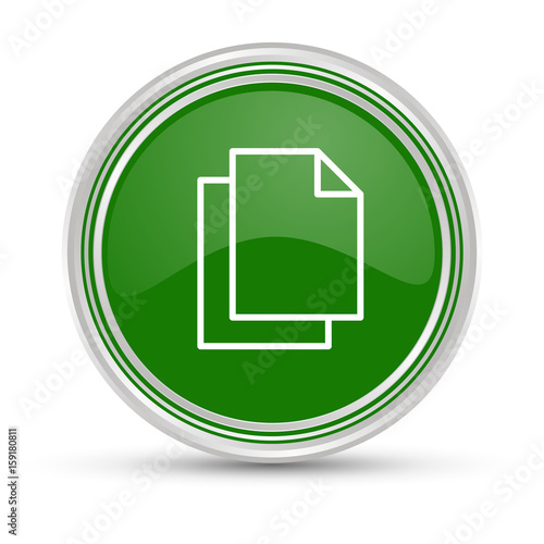 Grüner Button - Leere Dokumente - Dateien
