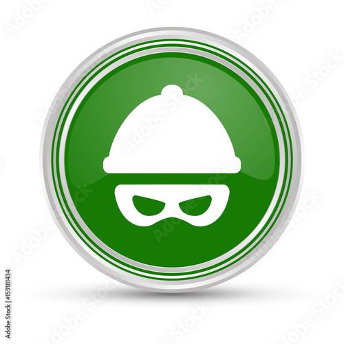 Grüner Button - Dieb - Gauner