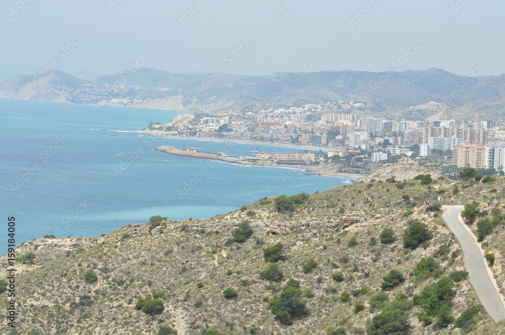 Küstenstrasse in Spanien