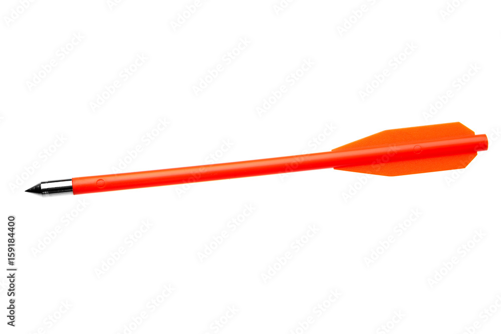 Arrow for a crossbow isolated on white Arrow for a crossbow isolated on white