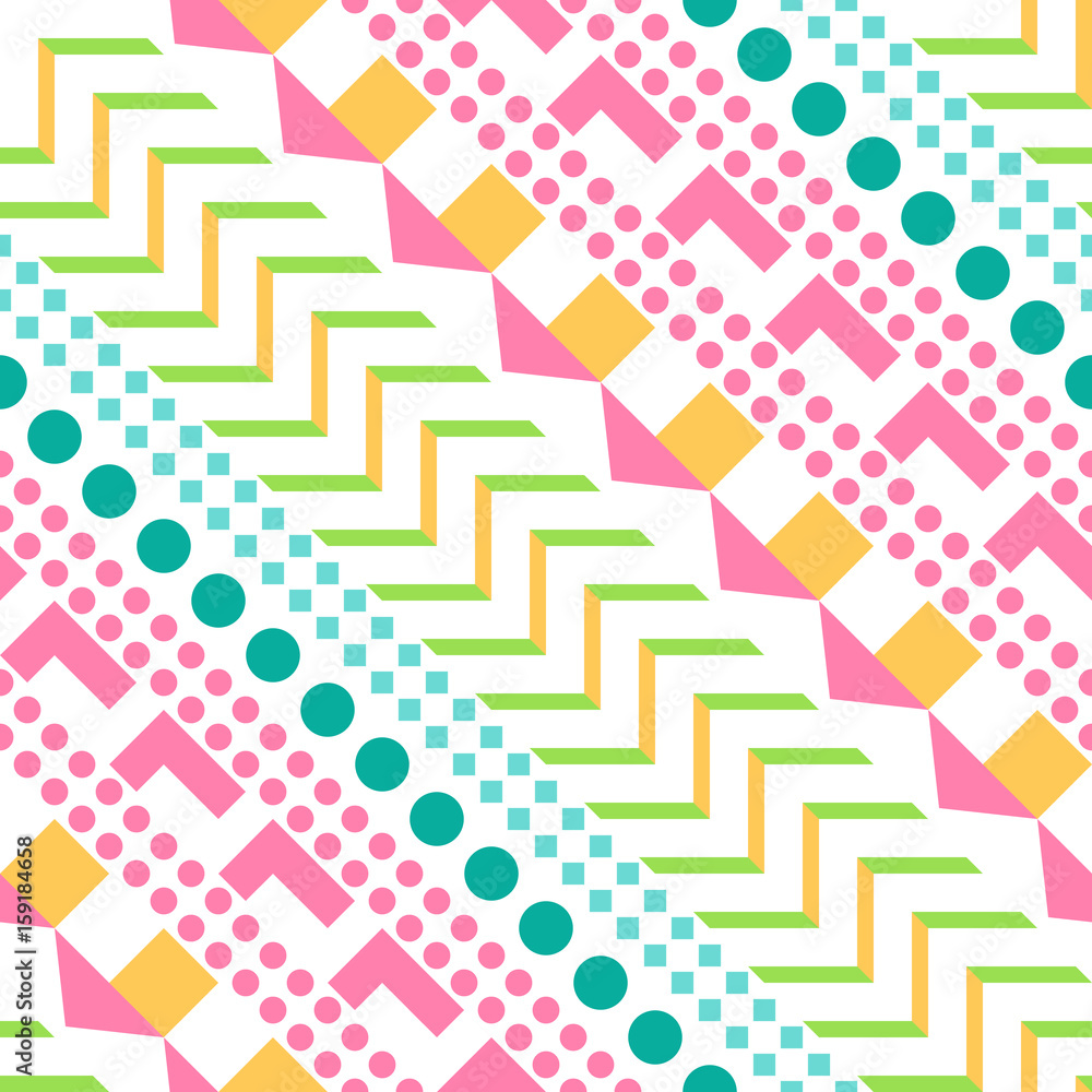 Retro color seamless pattern. Fancy abstract geometric art print. Ethnic hipster ornamental lines backdrop. Retro color seamless pattern. Fancy abstract geometric art print. Ethnic hipster ornamental lines backdrop.
