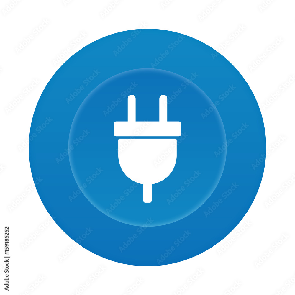 Runder 3D Button - Stecker - Netzteil Runder 3D Button - Stecker - Netzteil