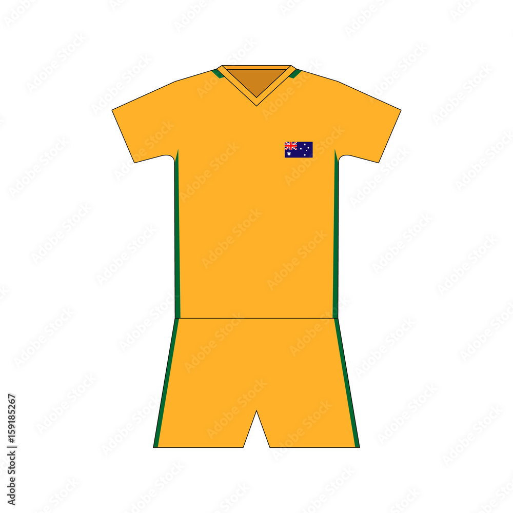 Fototapeta football kit. Australia. 2017
