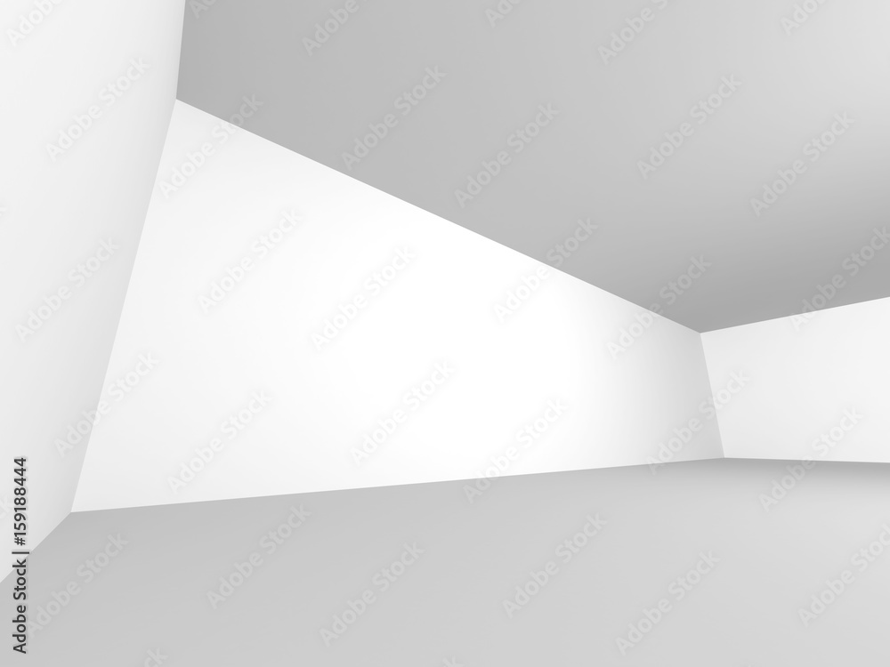 Futuristic White Architecture Design Background Futuristic White Architecture Design Background