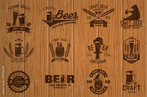 Vintage design for bar, pub and restaurant business.
