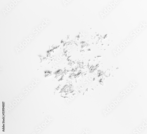 Φωτογραφία eraser dust on white background