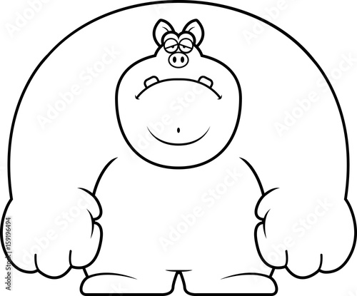 Sad Cartoon Pig