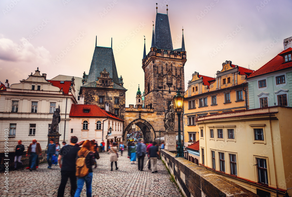 Obraz premium Charles bridge in Prague