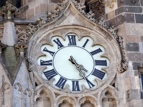 Fotografie Church of St. Elizabeth, clock