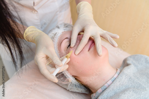 Cosmetic procedures, injections for the face.