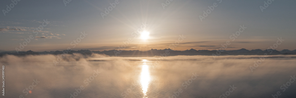 Fototapeta premium Glacier Bay Sunrise
