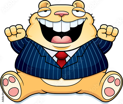 Cartoon Fat Hamster Suit