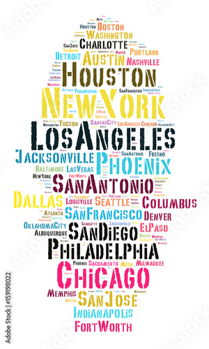 List of United States cities photo