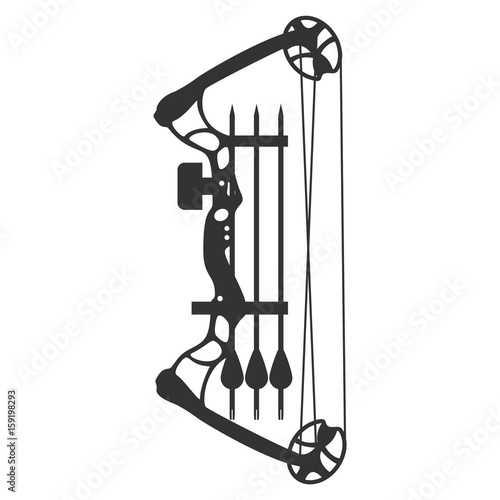 compound bow and arrow