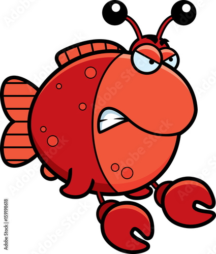 Angry Cartoon Imitation Crab