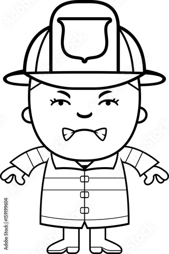 Angry Firefighter Boy