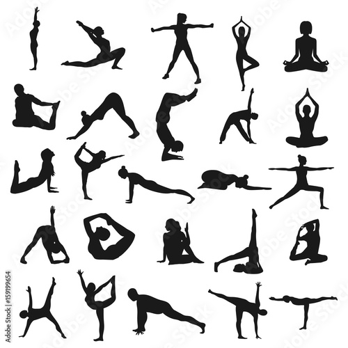 Yoga silhouette