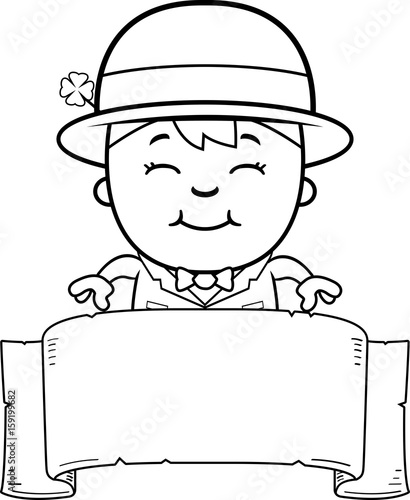 Child Leprechaun Banner