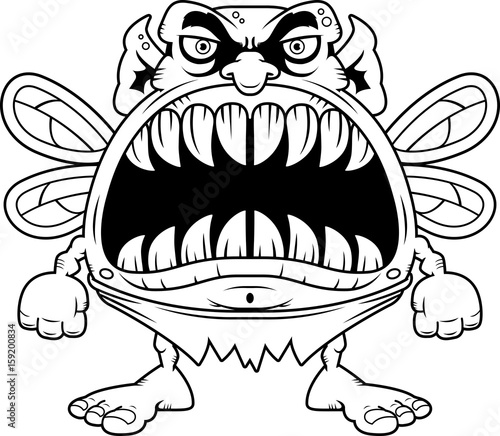 Angry Cartoon Fairy
