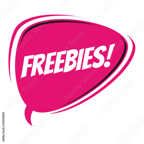 freebies retro vector speech balloon