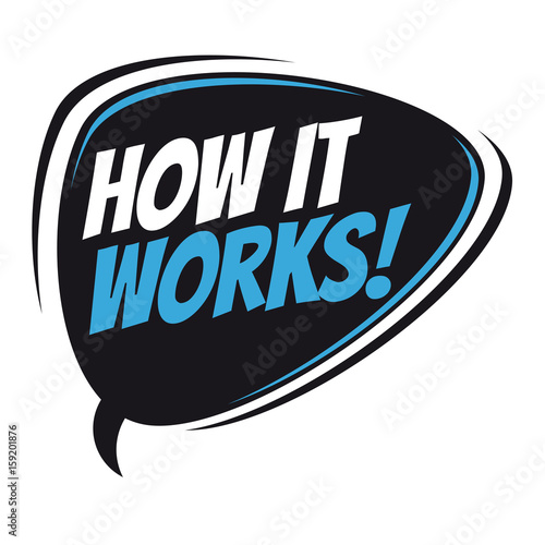 how it works retro speech balloon