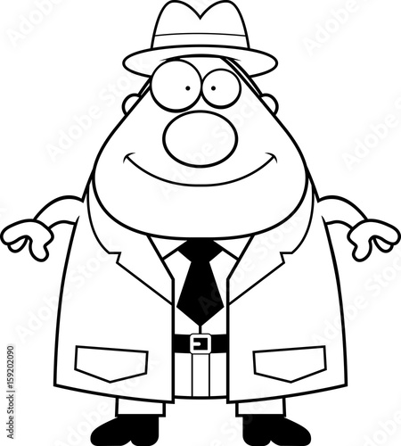 Happy Cartoon Detective