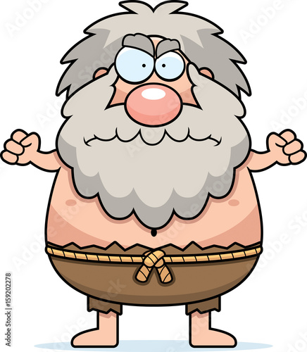 Angry Cartoon Hermit