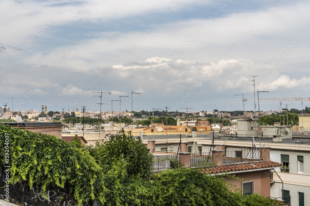 View of Rome from Gianicolo, Italy