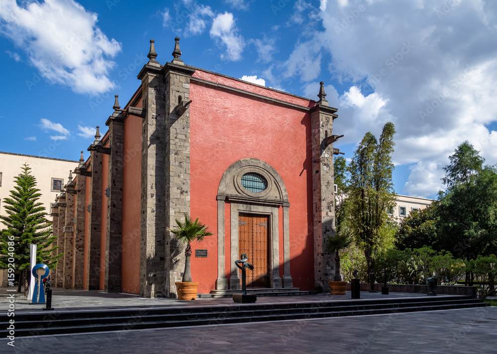 Obraz premium The Royal Chapel (Capilla de la Emperatriz) at the Gardens of National Palace - Mexico City, Mexico