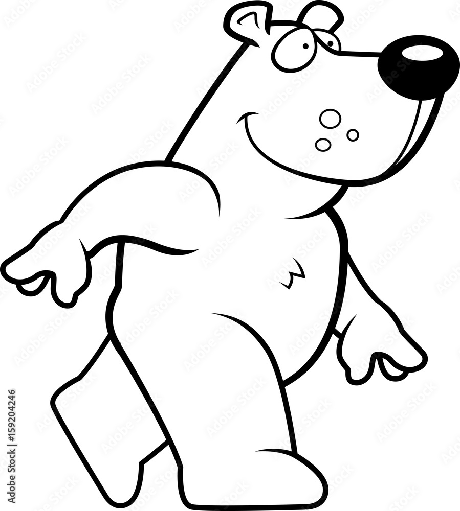 Obraz premium Bear Walking