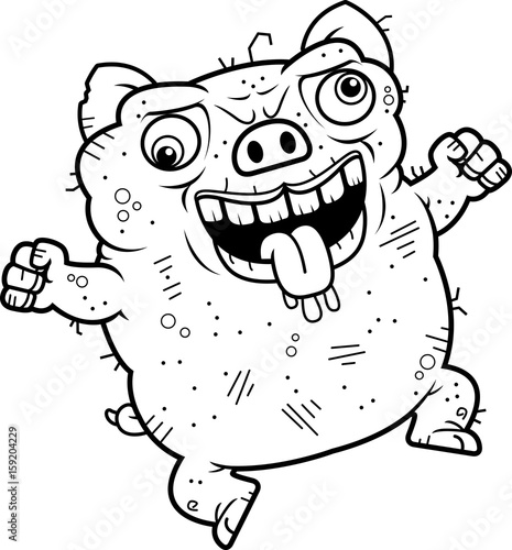 Crazy Ugly Pig