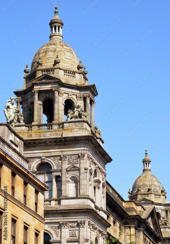 Towers of the City Chambers, Glasgow, Scotland